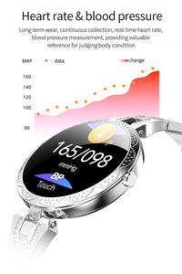 SmartWatch Ladies Feminino Fashion e Delicado para Mulheres Laszine Shop