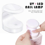 Mini Secador de Unhas Portátil Com LED Laszine Shop