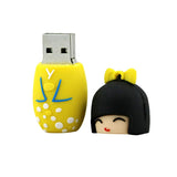 Pen Drive USB Diferente de Gueixa Kimono Fofo Laszine Shop