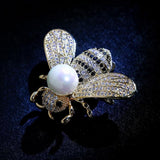 Broche de Abelha Com Strass Laszine Shop