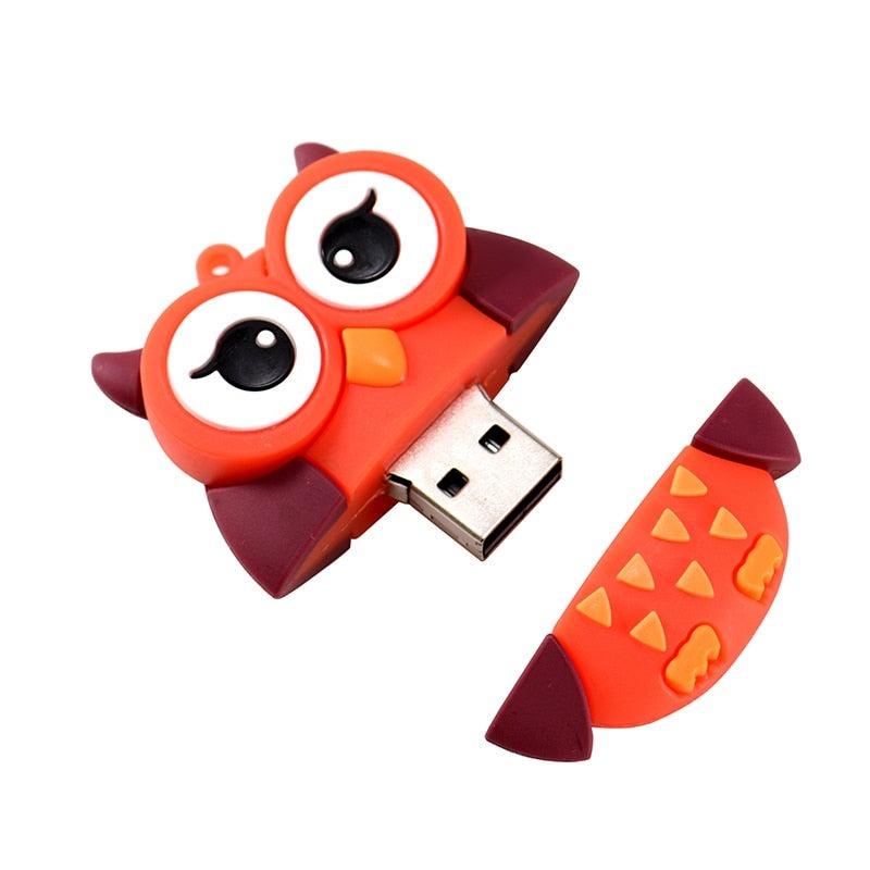 Pen Drive Diferente de Animais Fofos 8GB 16GB USB Laszine Shop