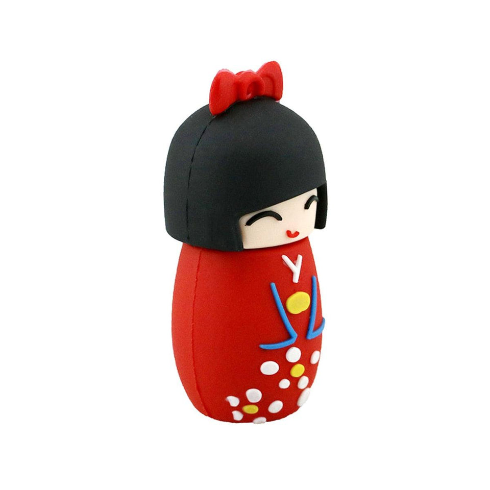 Pen Drive USB Diferente de Gueixa Kimono Fofo Laszine Shop