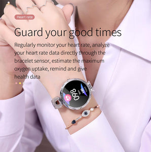 SmartWatch Ladies Feminino Fashion e Delicado para Mulheres Laszine Shop