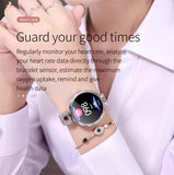 SmartWatch Ladies Feminino Fashion e Delicado para Mulheres Laszine Shop