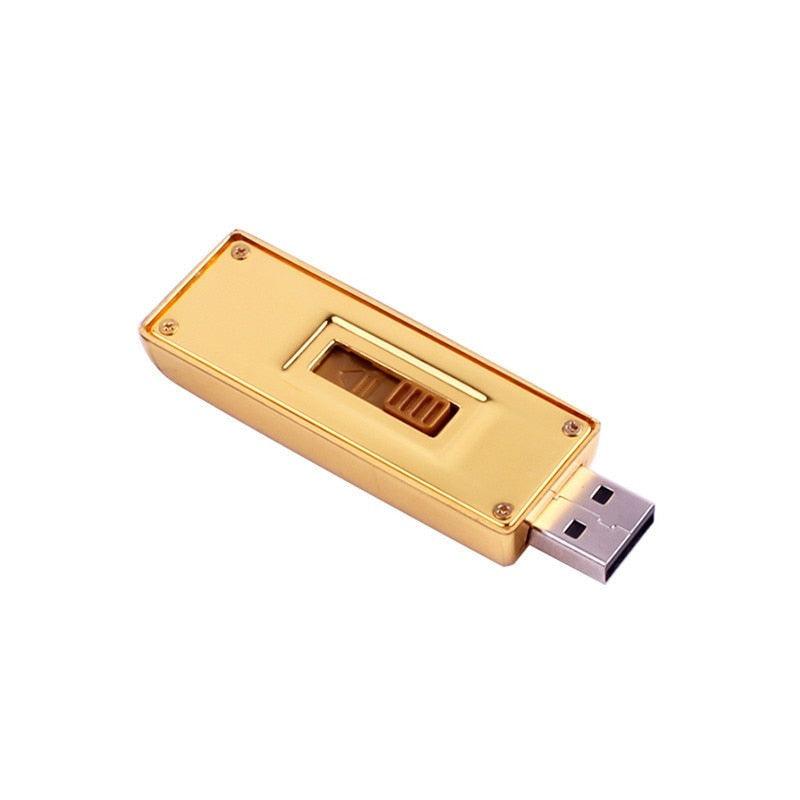 Pen Drive Diferente Criativo Barra de Ouro USB 2.0 Laszine Shop