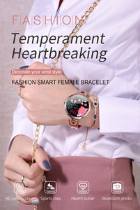 SmartWatch Ladies Feminino Fashion e Delicado para Mulheres Laszine Shop