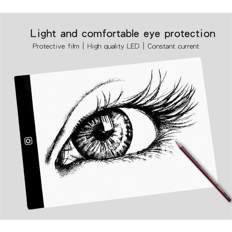 Prancheta de desenho inteligente com luz LED para MANGA / ANIME e Diversos desenhos. Laszine Shop