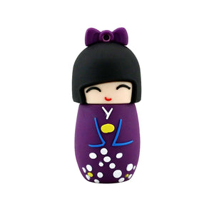 Pen Drive USB Diferente de Gueixa Kimono Fofo Laszine Shop