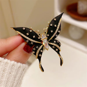 Broche de Borboleta Preta