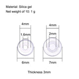 10 Almofadas de Silicone para Brinco de Pressão Alívio da Dor Laszine Shop