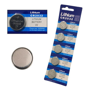 Bateria Original CR2032 Lithium - 5 Unidades - Formato Botão Laszine Shop